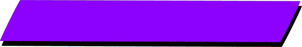 Blank Purple Parallelogram Video Footer Bar